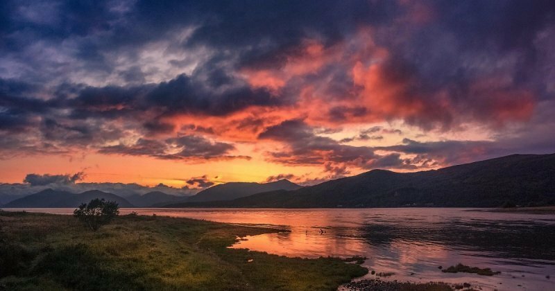 Озеро Лох-Ливен, Шотландия