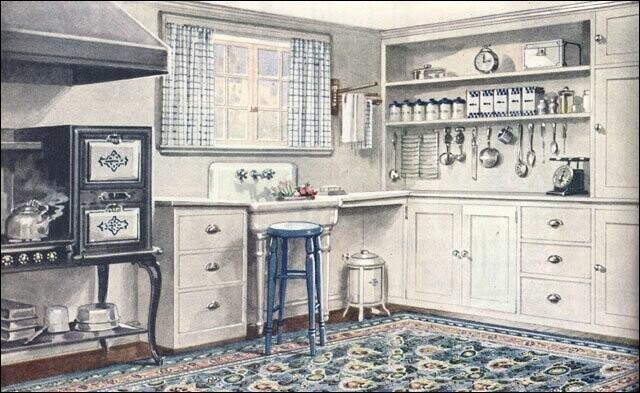 2. Кухня в "больничном" стиле, 1921 г.