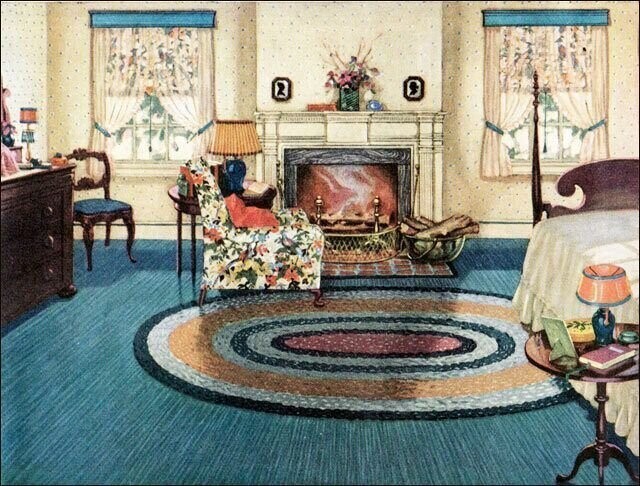 16. Спальня в колониальном стиле, 1926 г.