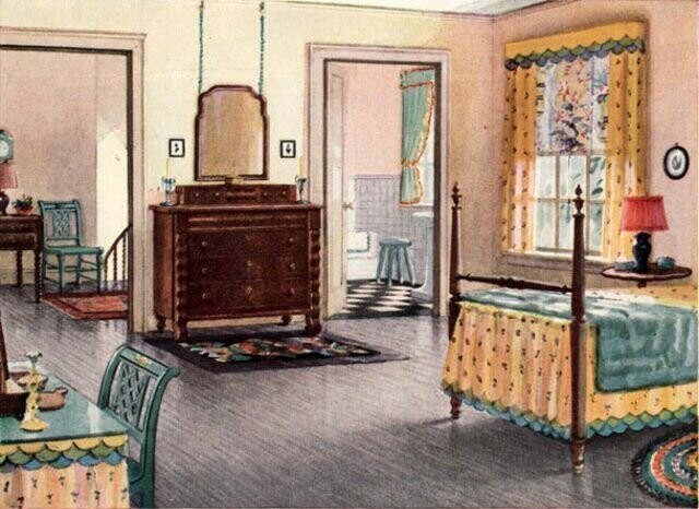 12. Спальня, 1925 г.
