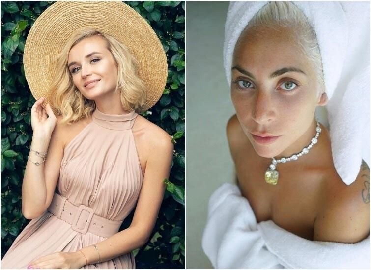 Полина Гагарина (32 года) и Леди Гага (33 года)