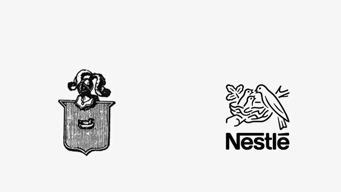 История логотипа Nestle