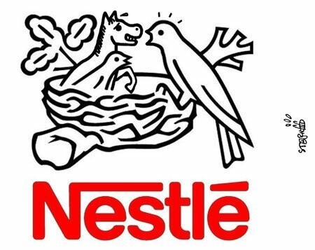История логотипа Nestle