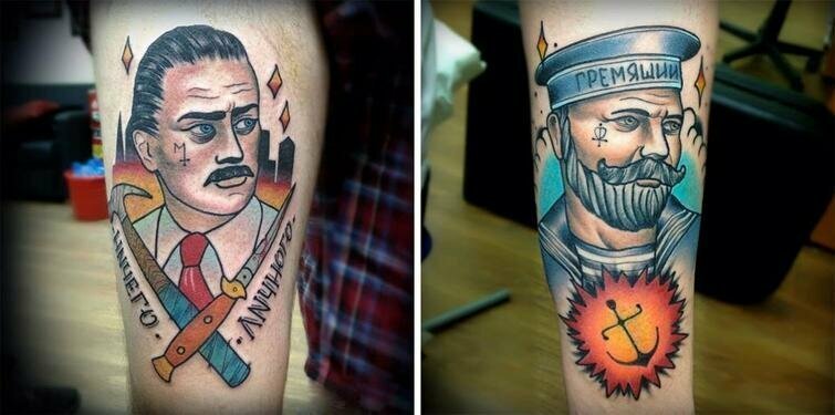 28 татуировок, посвящённых России, наполненных странной русской душой