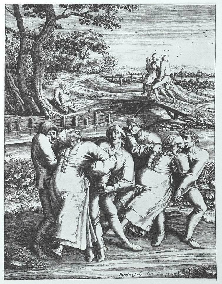 Танцевальная чума 1518 года унесла жизни сотен людей