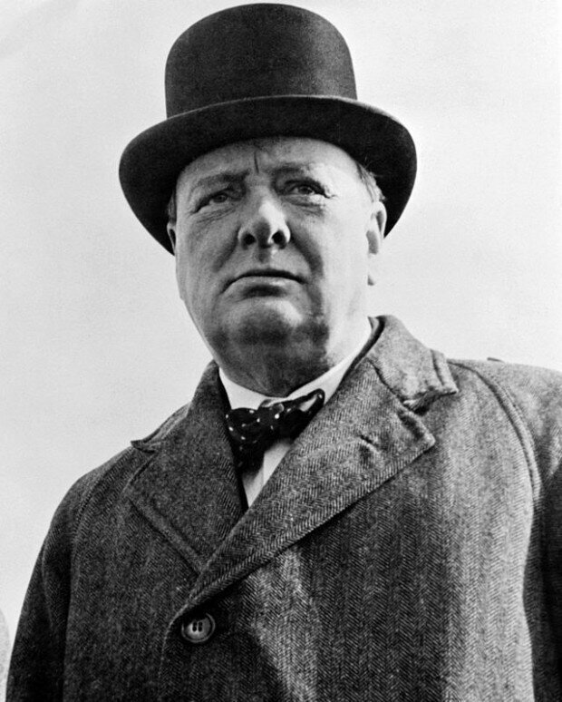 Сэр Уинстон Черчиль, политик, премьер-министр Великобритании