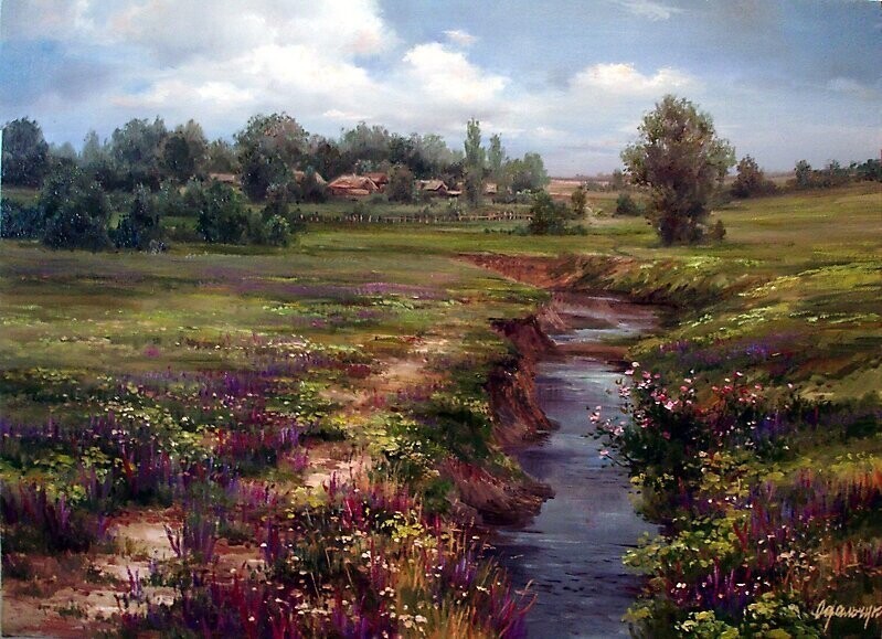 Чудесные цветочные пейзажи Ольги Одальчук