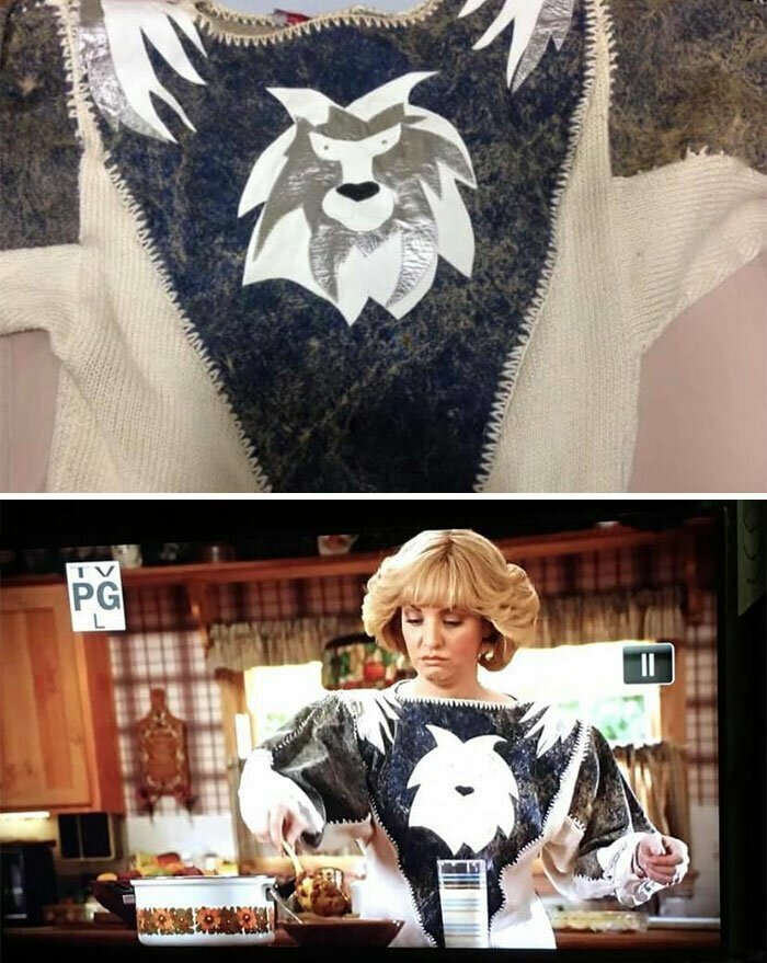 10. "Купил этот свитер несколько лет назад и выставил на Ebay. Продал его примерно за $80 покупателю под ником Goldberg Studios. Начал смотреть телешоу и увидел свитер в одном из эпизодов!"