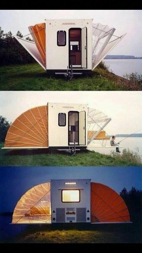 Ну если вам палатки мало - вот вам дом-прицеп