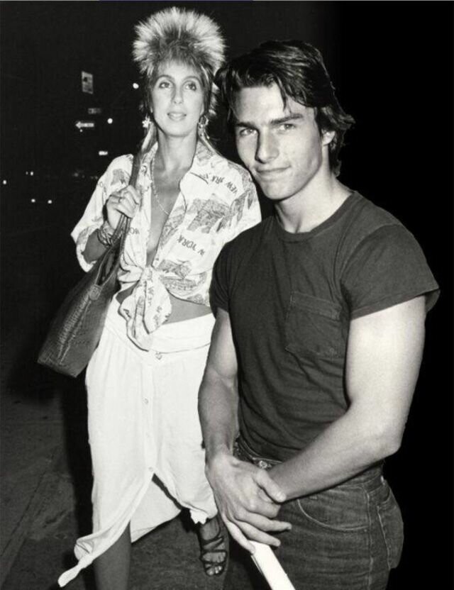 Роман Шер с Томом Крузом в фотографиях 1985 года
