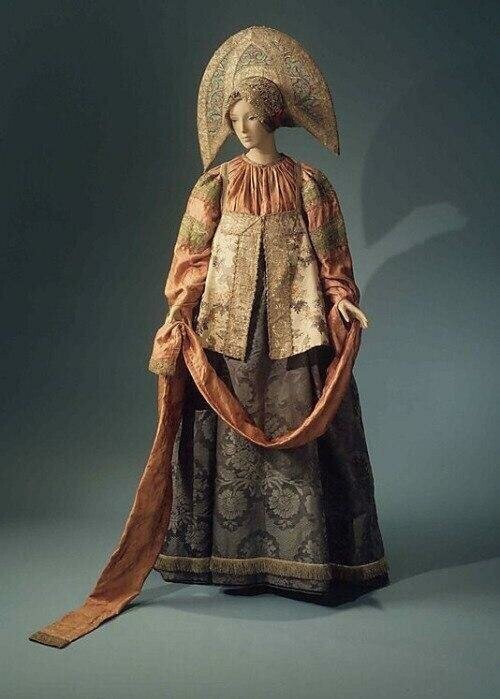 Русский народный костюм XIX век 