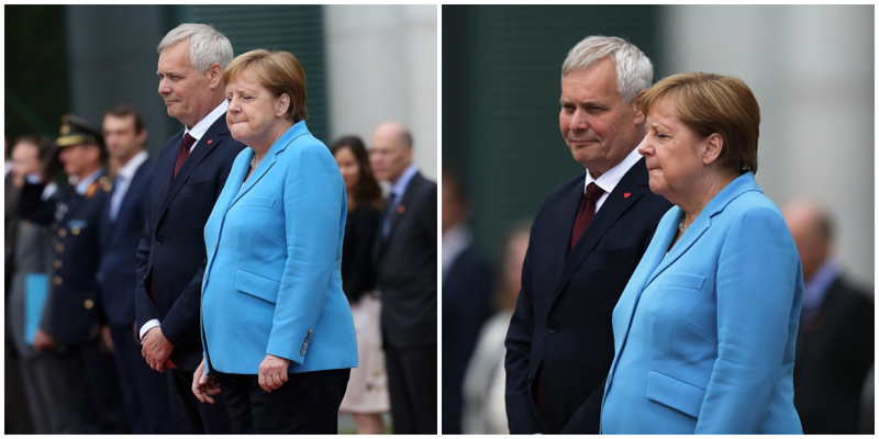 Во время нового приступа дрожи Ангела Меркель повторяла одну и ту же фразу