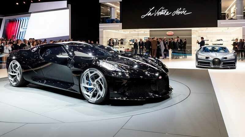 1. Bugatti La Voiture Noire — 18,7 млн долларов