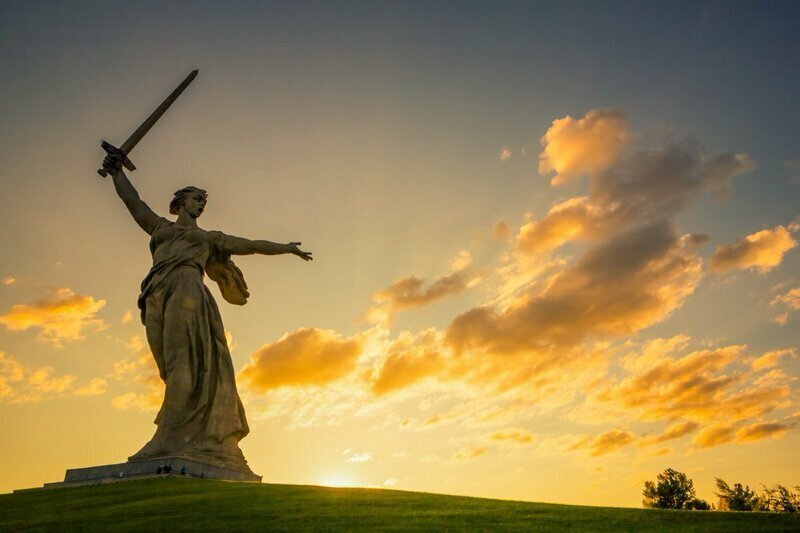У скульптуры "Родина-мать зовет!" в Волгограде обнаружили снаряды времён Второй Мировой