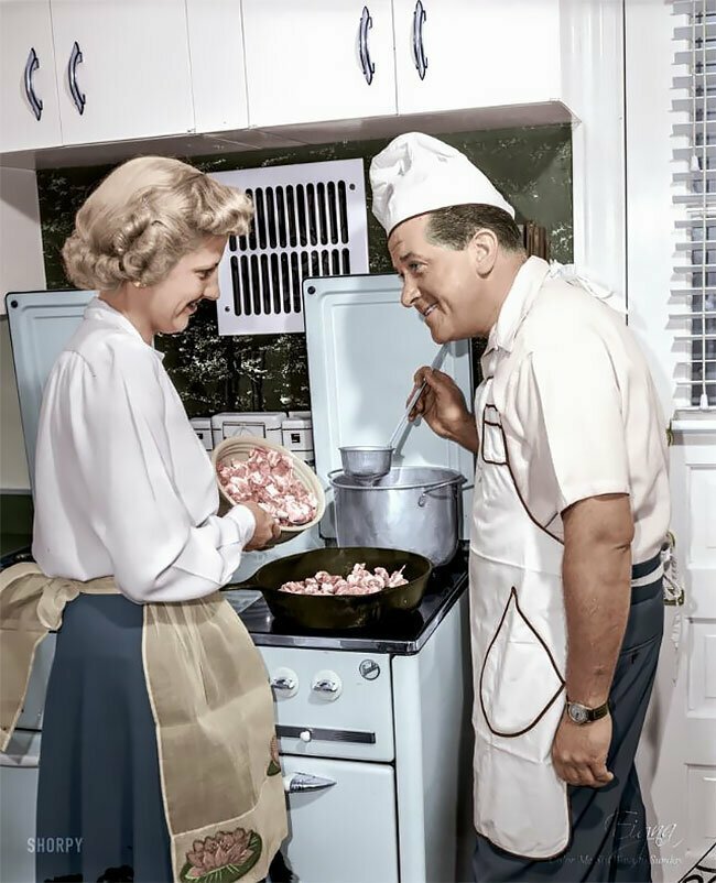 Готовим жаркое, 1950-е