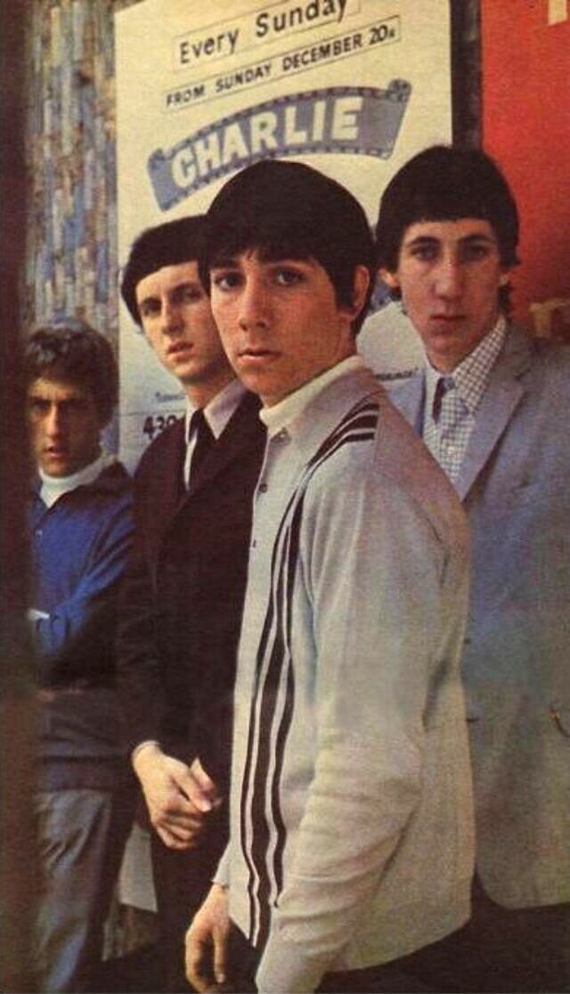 Цветные фотографии группы The Who из 1960-х