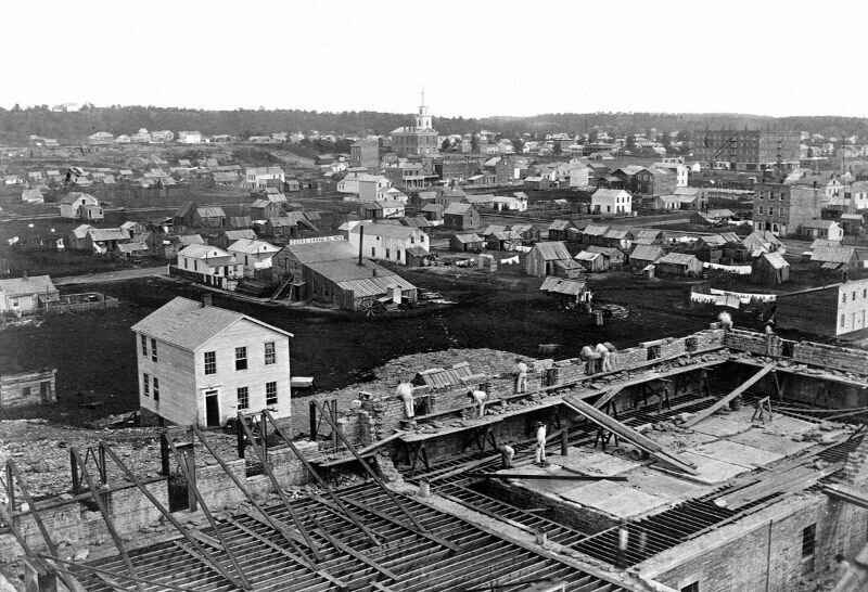 45. Строительство тюрьмы в Сент-Пол, штат Миннесота, США, 1857