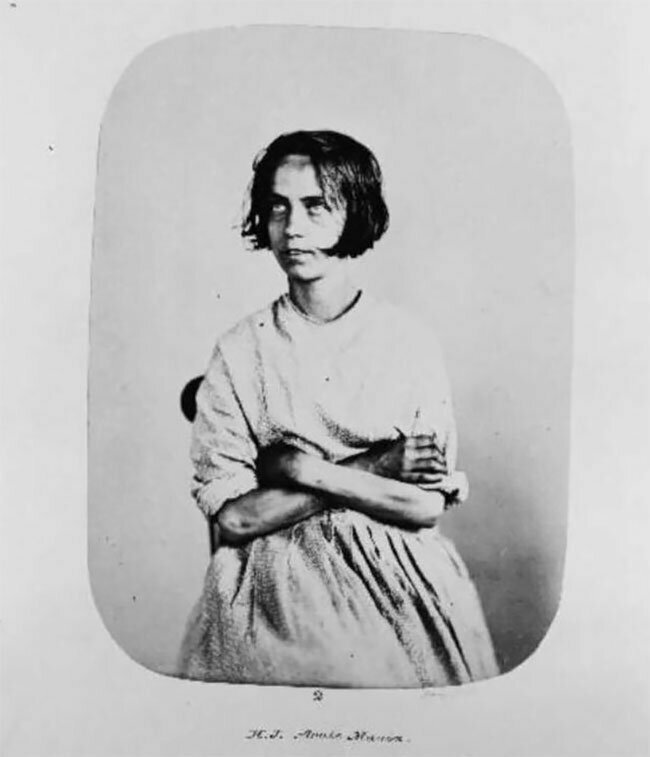 Харриет Джордан, госпитализирована в 1858 году, "острая мания"