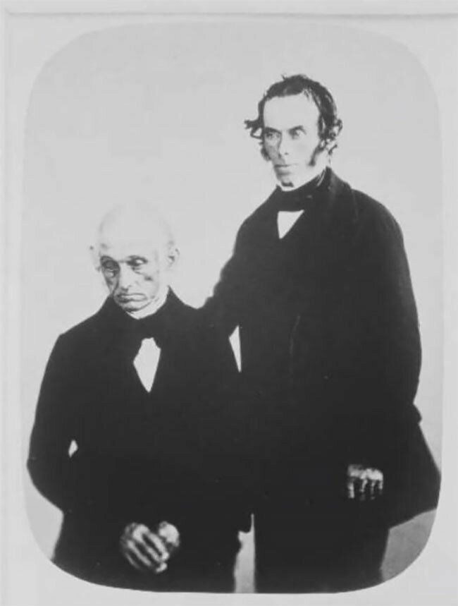 Джон Бейли и его сын Томас, оба госпитализированы в 1858 году с "острой меланхолией"