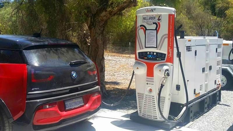 В Австралии электромобили заряжает дизельный генератор