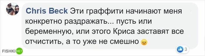 Беременная женщина пыталась связаться с отцом ребенка с помощью граффити