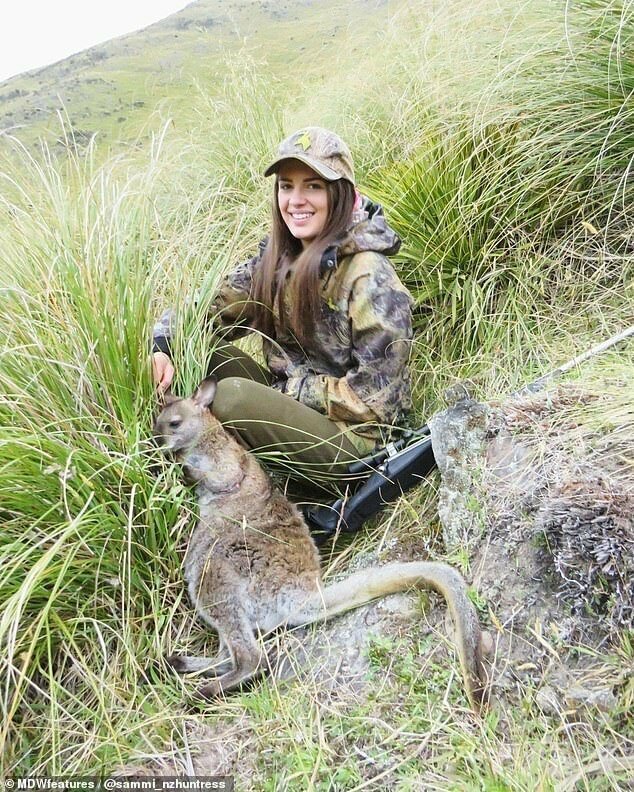Охотница из Новой Зеландии получает комментарии с угрозами, но это ее не смущает