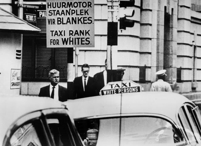 Стоянка такси для белых, 1967 г.