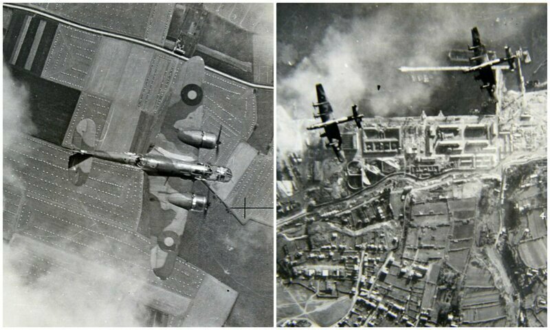 Атака с воздуха: кадры бомбардировки нацистской Германии британскими "Бленхеймами"