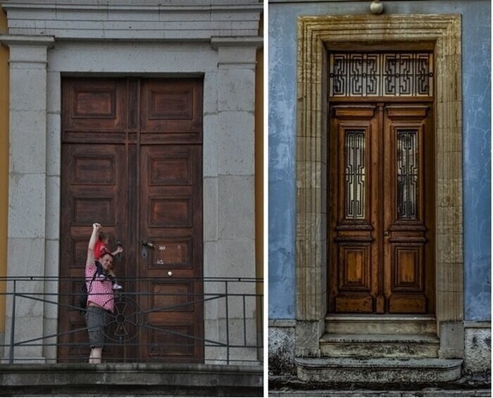 Почему в старых зданиях Питера стоят огромные двери