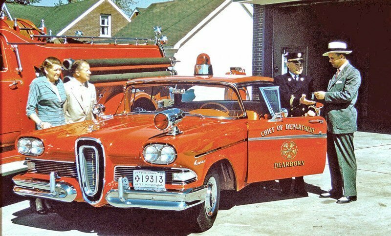 Автомобиль шефа пожарного департамента. США, Мичиган, 1958
