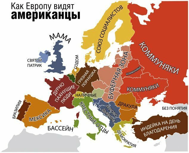 Как видят Европу жители разных стран