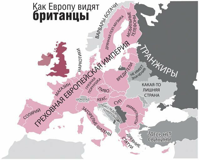 Как видят Европу жители разных стран