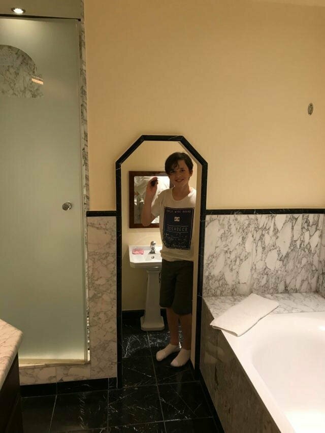 18. В отеле в Германии есть крошечная ванная комната для детей