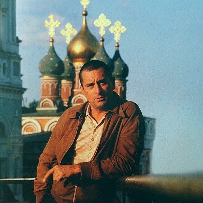 Роберт Де Ниро в Москве. 1983 год.