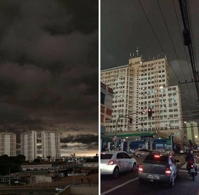 Тьма над Сан-Паулу напугала бразильцев