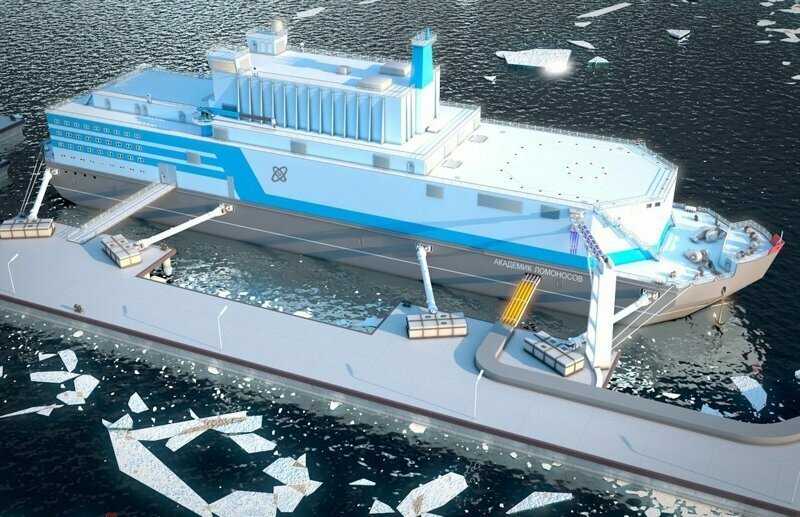 «Академик Ломоносов» – первая в мире плавающая АЭС отправилась в Северный  ледовитый океан