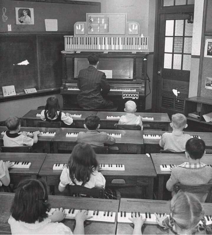 Уроки фортепианной школы. 1947г. 