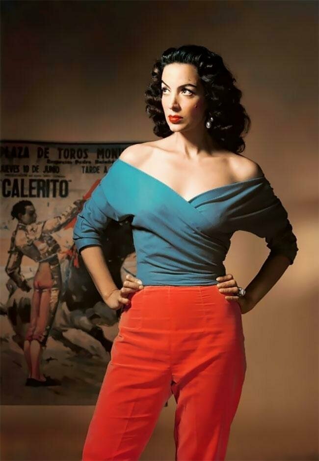 Мексиканская киноактриса Мария Феликс, 1956