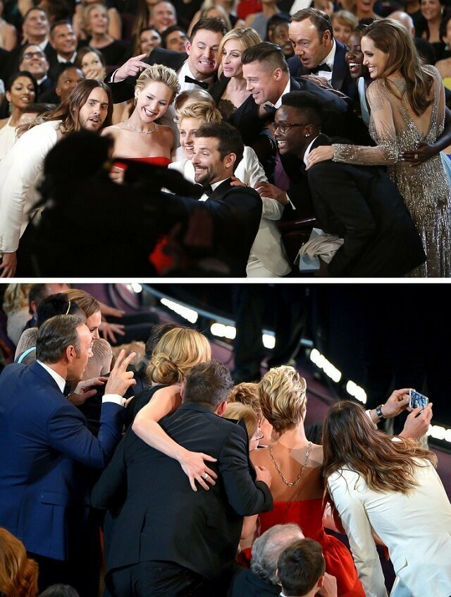 Звездное селфи с церемонии "Оскара-2014"