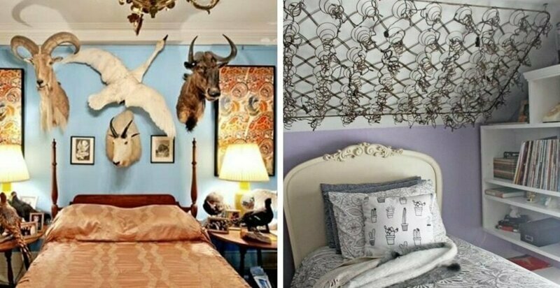 15 спален с таким трешовым дизайном, что уснуть там вряд ли получится