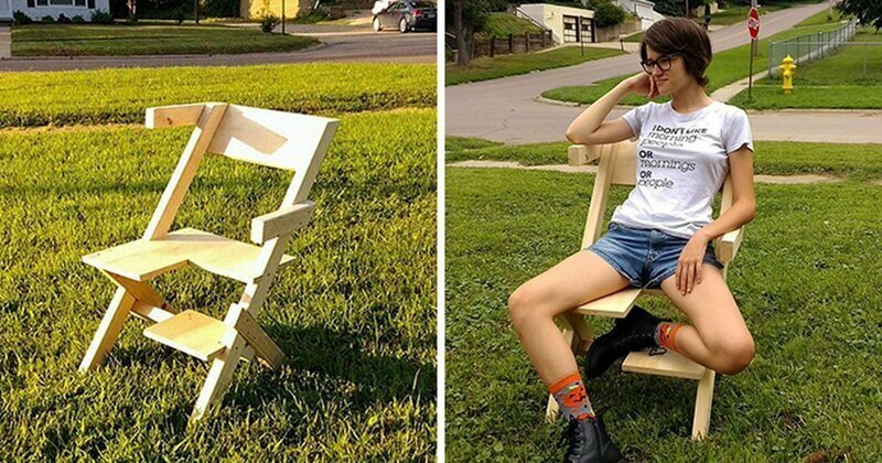 Отец сделал для своей бисексуальной дочери специальное кресло