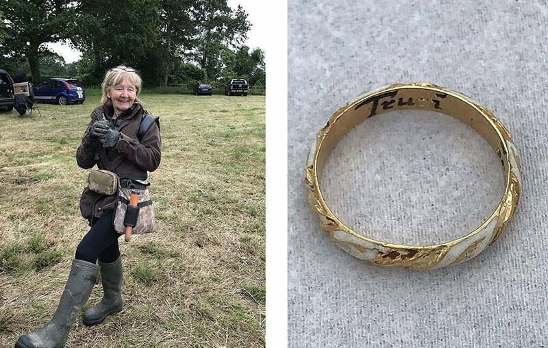 Пенсионерка нашла кольцо, которое, вполне возможно, принадлежало великому Шекспиру