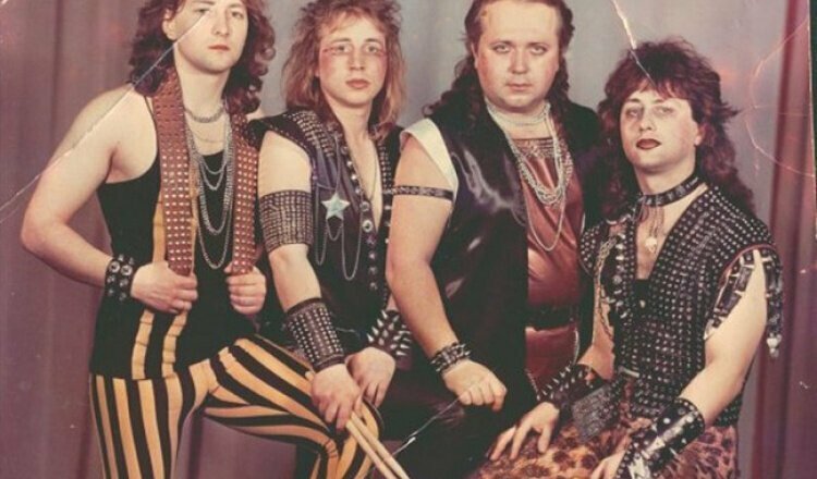 Белорусский метал–бэнд "Вепри суицида", 1980–е.