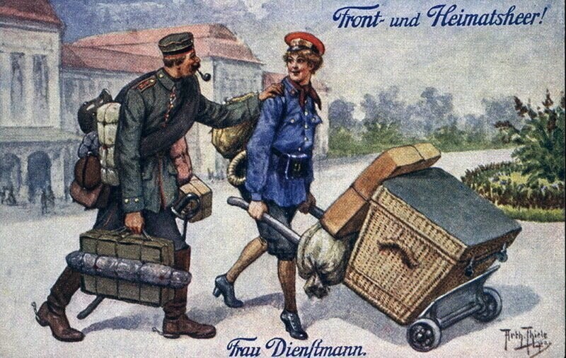 «Женщина-носильщик» (Frau Dienstmann)