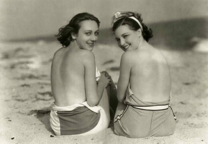 Американские актрисы Энн Дворак и Ракель Торрес, фото Кларенс Синклер Булл, 1929