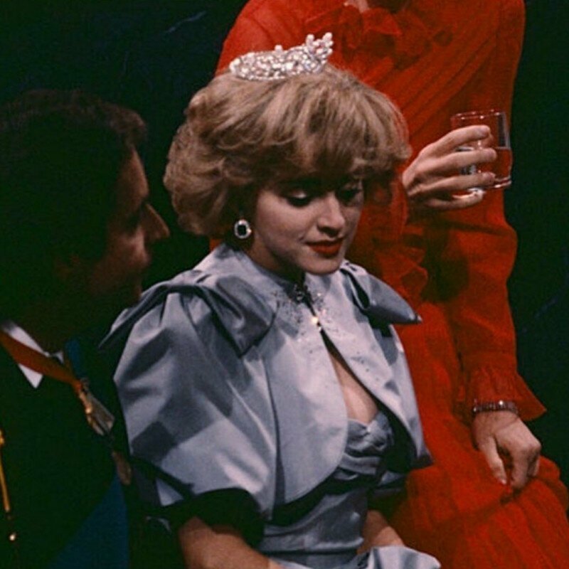 Мадонна в образе Принцессы Дианы, 1985 год.