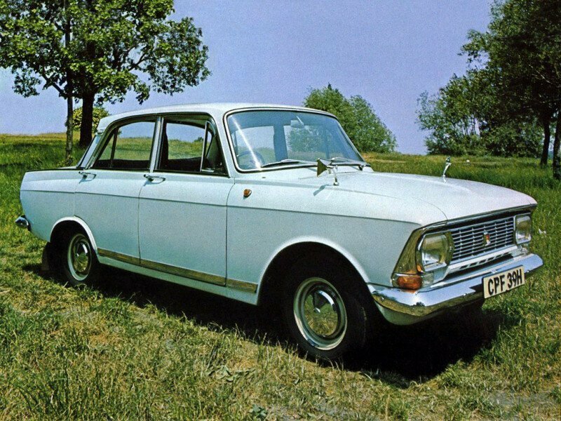 Москвич-412П - экспортная праворульная модификация седана Москвич-412 (1970-1975)