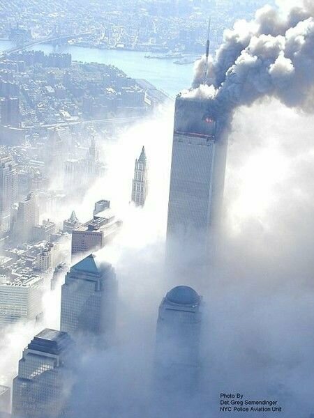 Фотографии обрушения Торгового центра 9/11