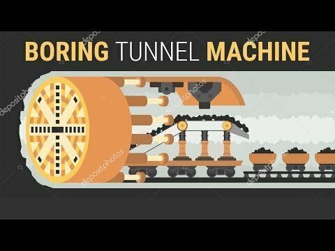 Как строится метро: машины для бурения тоннелей 