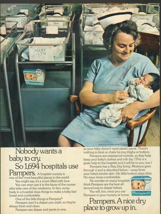Pampers, 1970